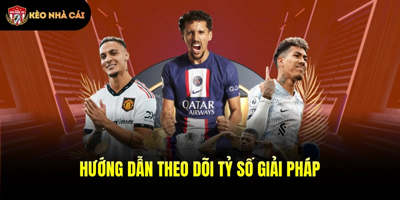 Hướng dẫn theo dõi tỷ số giải Pháp nhanh